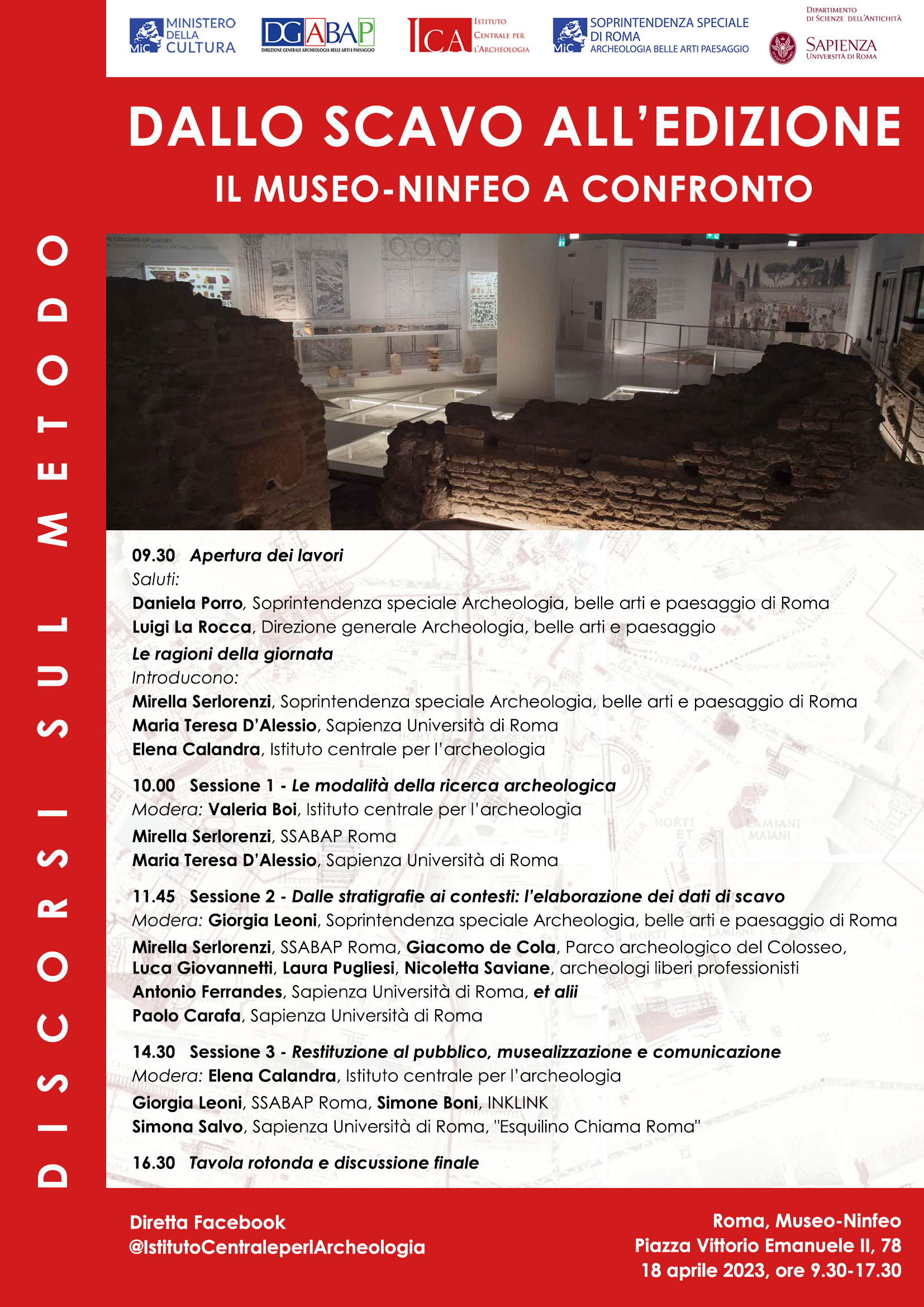 Dallo scavo all'edizione: il Museo-Ninfeo a confronto